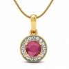  
Gemstone: Ruby
Gold Color: Yellow